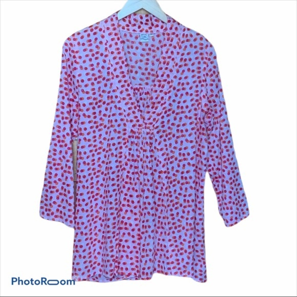 ALLER SIMPLEMENT Cotton V neck Tunic/Dress SZ S/M